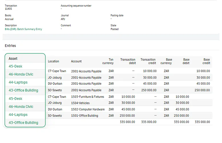 accounting dashboard screen grab