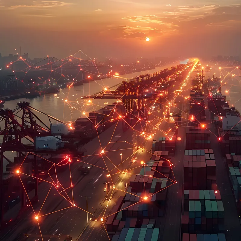 ai created logistics icon